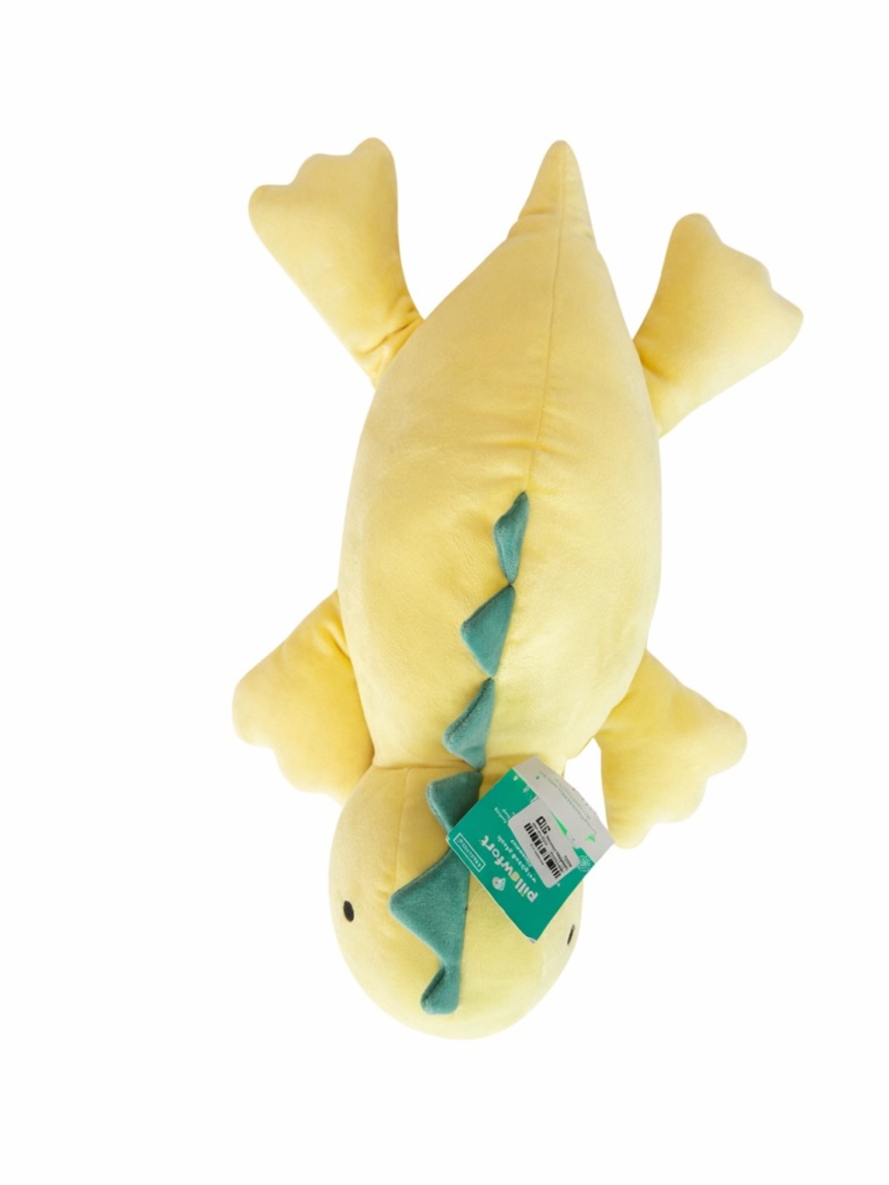 Pillowfort Yellow and Green Weighted Dinosaur Plush - New With Tags - Picture 2 of 6